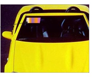 Holographic car stickers