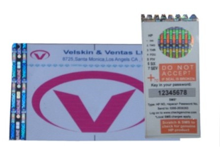 Self adhesive Holograms labels